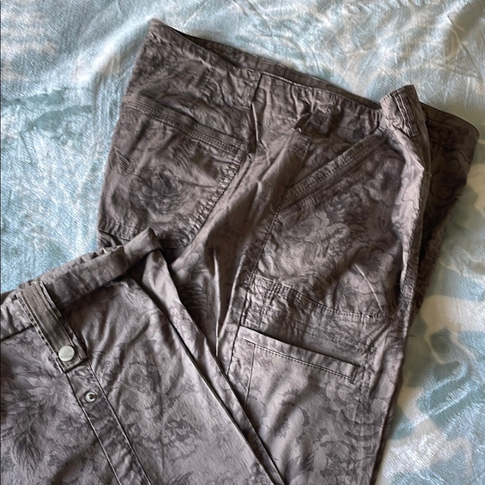 Taupe Gray Democracy Capris